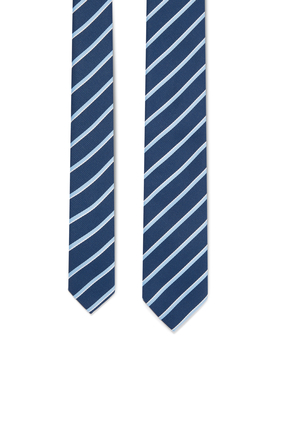 Tie With Diagonal Stripes
